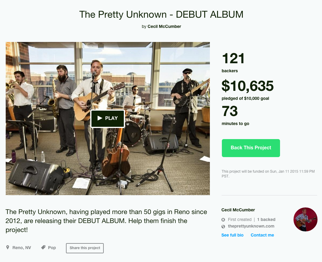 KICKSTARTER FUNDED!